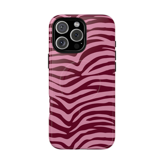 Luxury Pink & Burgundy Magnetic Phone Case