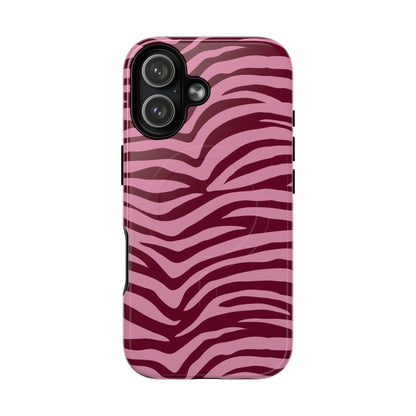 Luxury Pink & Burgundy Magnetic Phone Case