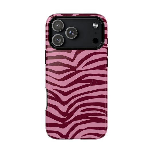 Luxury Pink & Burgundy Magnetic Phone Case