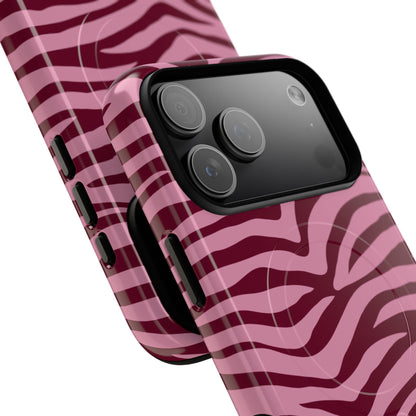 Luxury Pink & Burgundy Magnetic Phone Case